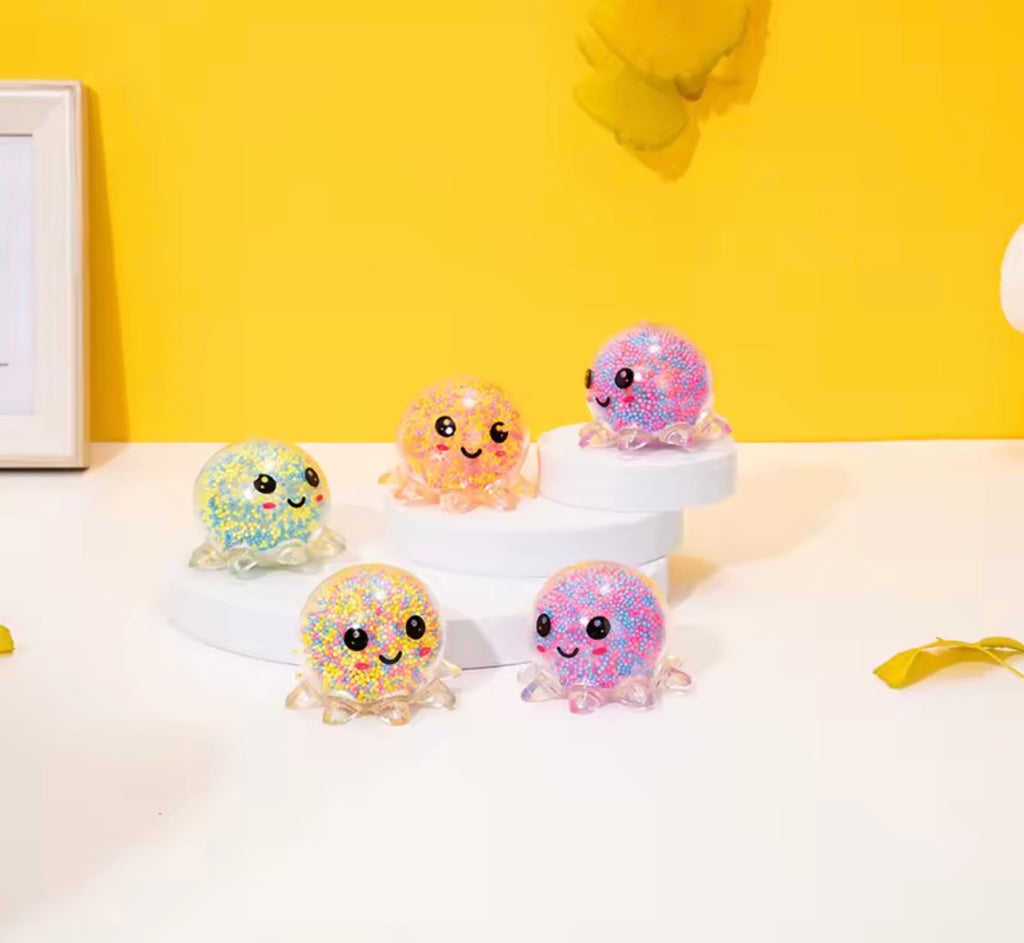 Bead Squishy Octopus (Random Colour)