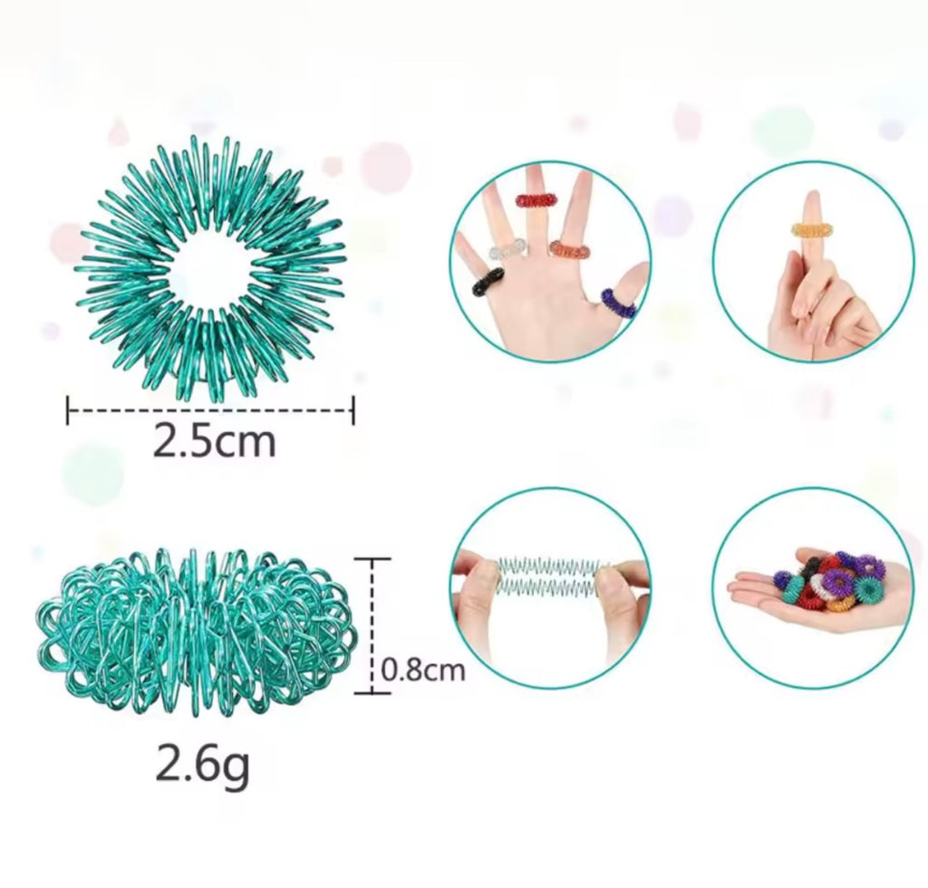 Acupuncture Fidget Ring (Random Colour)