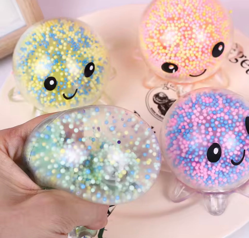 Bead Squishy Octopus (Random Colour)